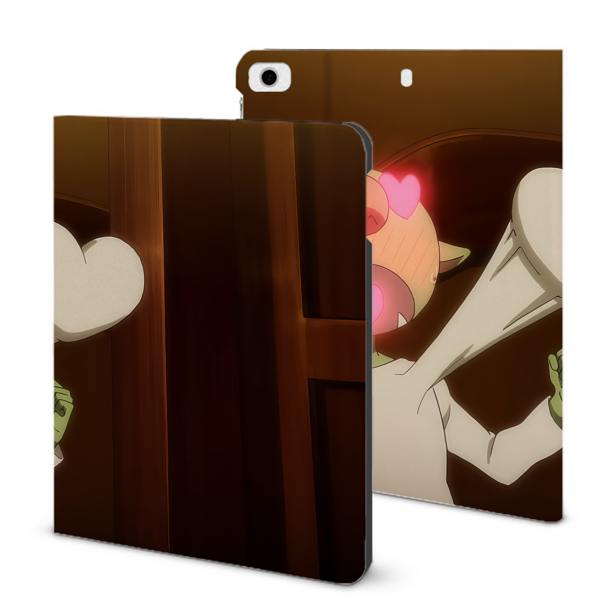 （画像用） 転スラ Regarding Reincarnated to Slime IPad ケース ブック型 PUレザー TPU 耐衝撃 軽量 薄型 ペン収納なし 全面保護 IPad 各モデル対応
